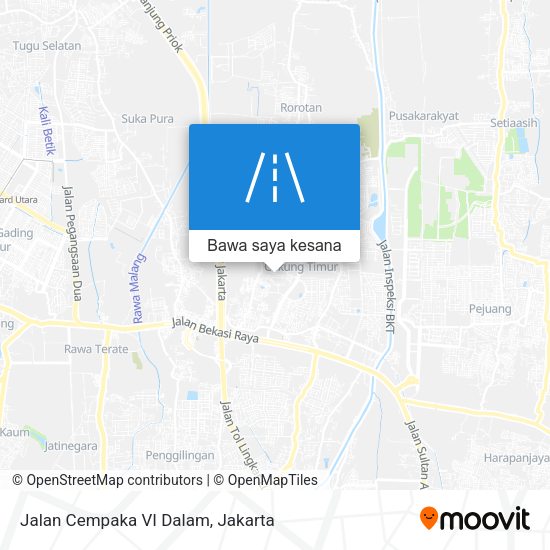 Peta Jalan Cempaka VI Dalam