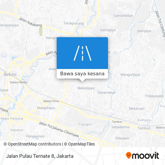 Peta Jalan Pulau Ternate 8