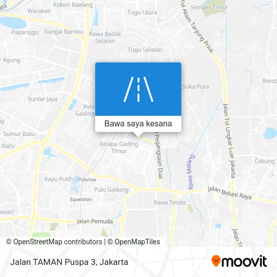 Peta Jalan TAMAN Puspa 3