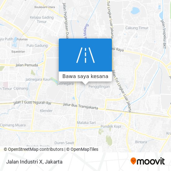 Peta Jalan Industri X