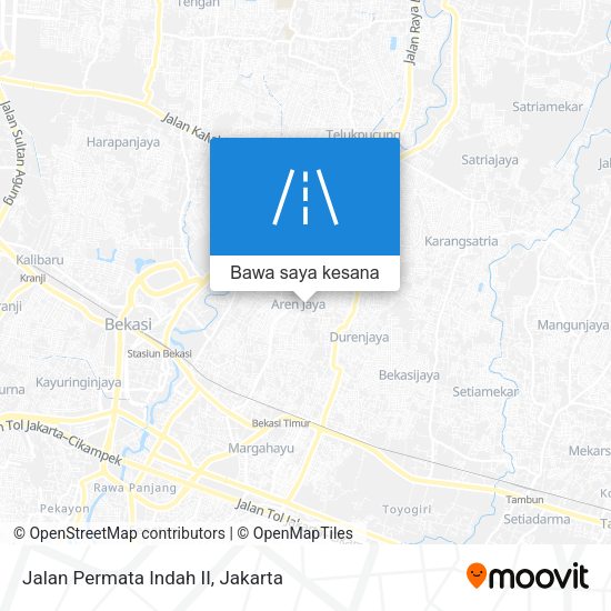 Peta Jalan Permata Indah II