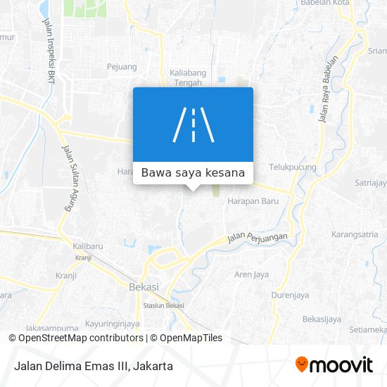 Peta Jalan Delima Emas III