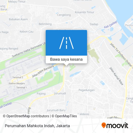 Peta Perumahan Mahkota Indah
