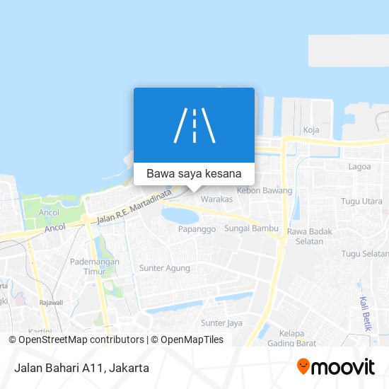 Peta Jalan Bahari A11