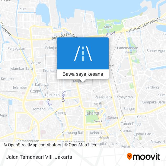 Peta Jalan Tamansari VIII