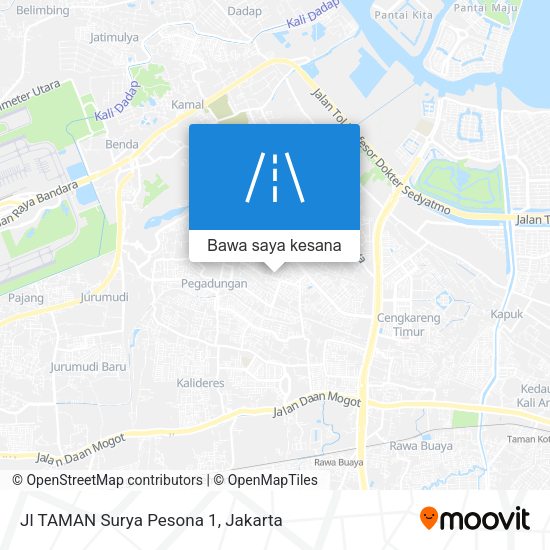 Peta Jl TAMAN Surya Pesona 1