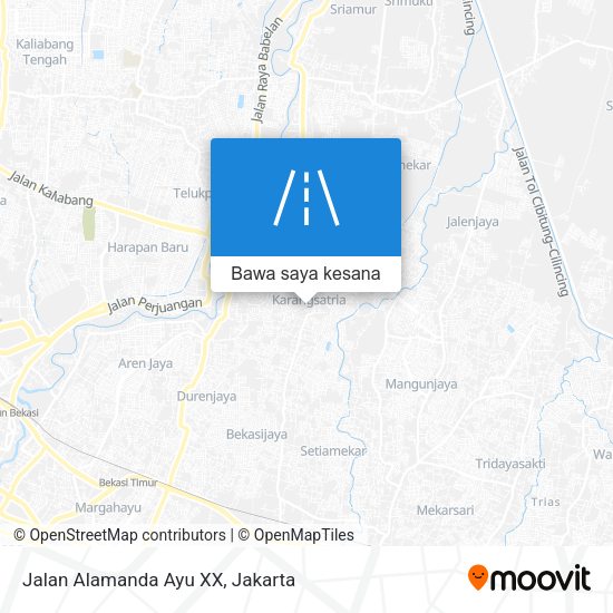 Peta Jalan Alamanda Ayu XX
