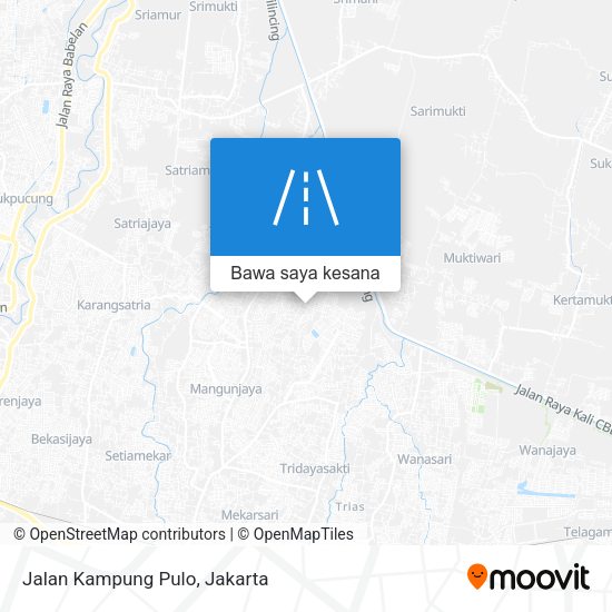 Peta Jalan Kampung Pulo