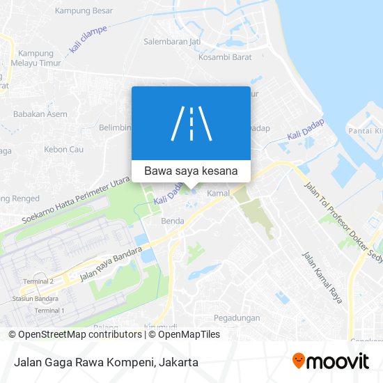 Peta Jalan Gaga Rawa Kompeni