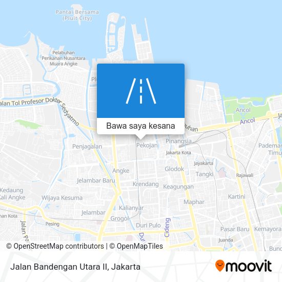 Peta Jalan Bandengan Utara II