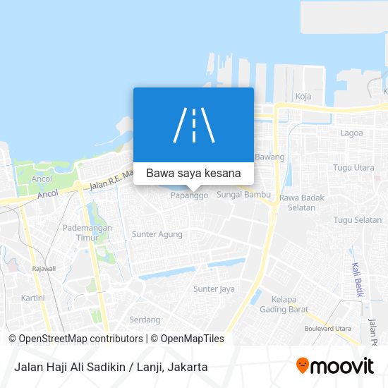 Peta Jalan Haji Ali Sadikin / Lanji
