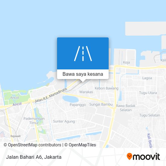 Peta Jalan Bahari A6