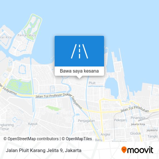 Peta Jalan Pluit Karang Jelita 9