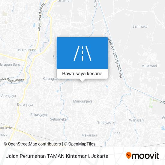 Peta Jalan Perumahan TAMAN Kintamani
