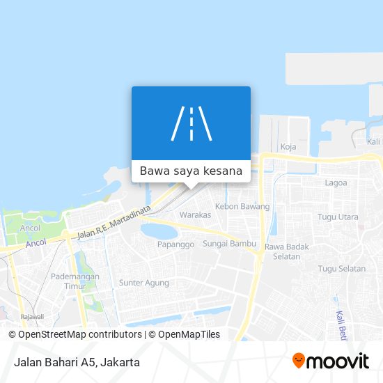 Peta Jalan Bahari A5