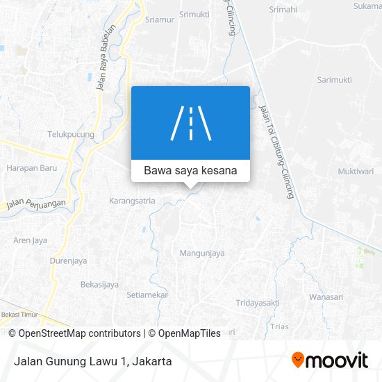 Peta Jalan Gunung Lawu 1