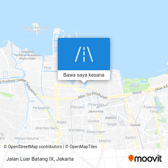 Peta Jalan Luar Batang IX
