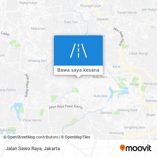 Peta Jalan Sawo Raya