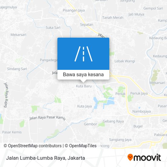 Peta Jalan Lumba-Lumba Raya