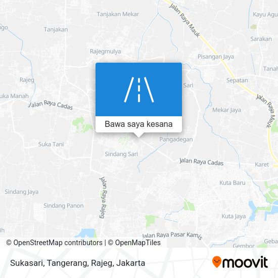 Peta Sukasari, Tangerang, Rajeg
