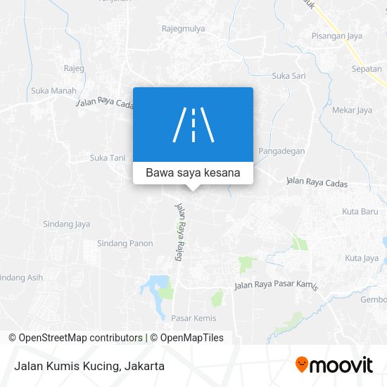 Peta Jalan Kumis Kucing