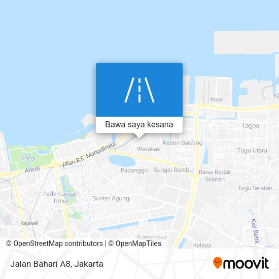 Peta Jalan Bahari A8