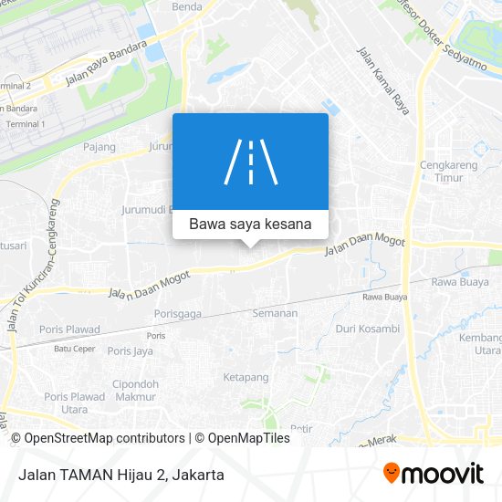 Peta Jalan TAMAN Hijau 2