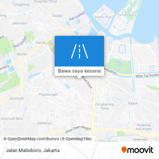 Peta Jalan Malioboro