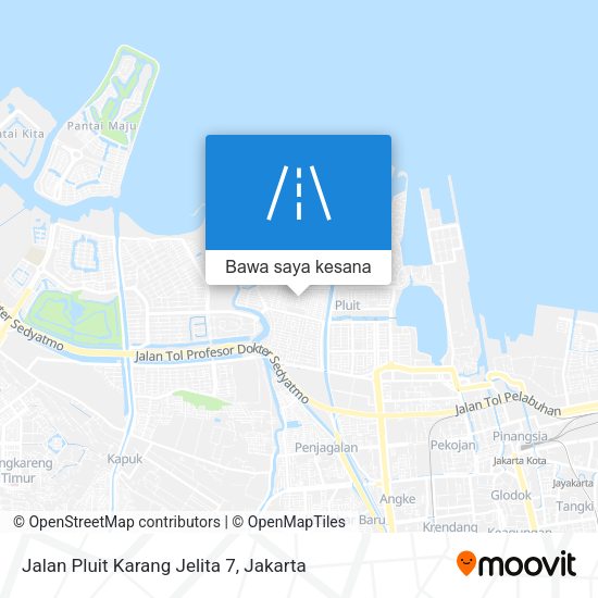 Peta Jalan Pluit Karang Jelita 7