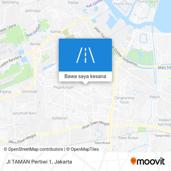 Peta Jl TAMAN Pertiwi 1