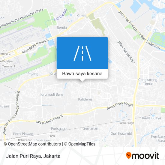 Peta Jalan Puri Raya