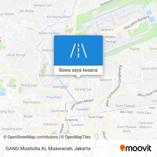 Peta GANG Musholla AL Muawanah