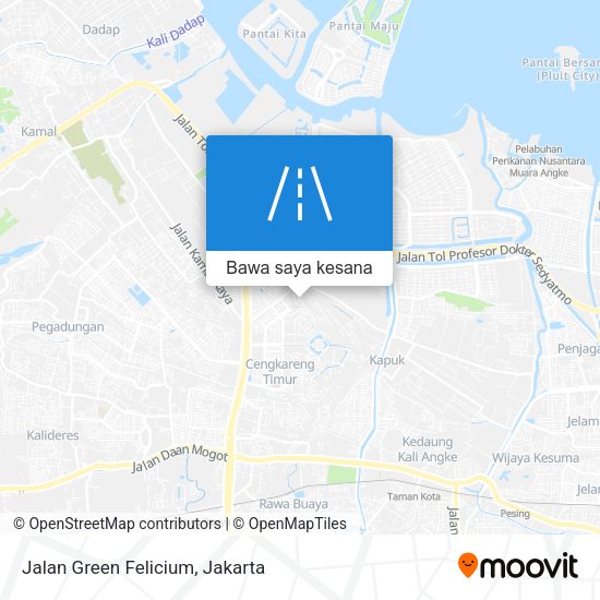 Peta Jalan Green Felicium