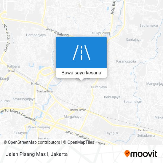 Peta Jalan Pisang Mas I