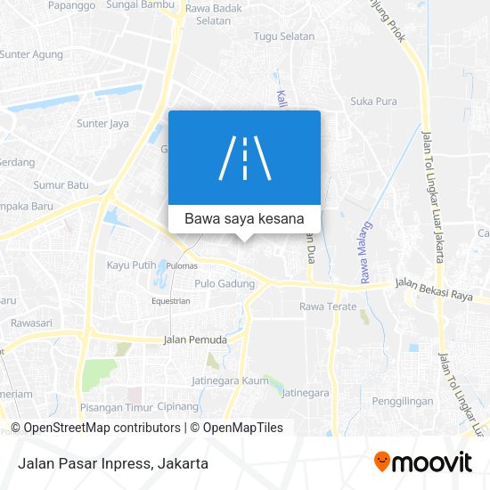Peta Jalan Pasar Inpress