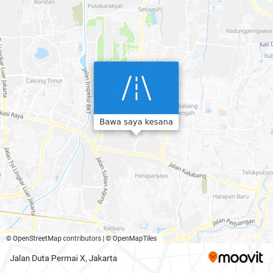 Peta Jalan Duta Permai X