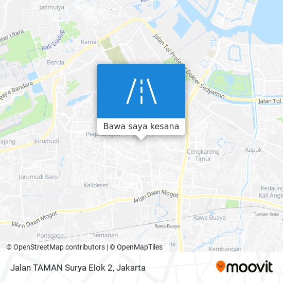 Peta Jalan TAMAN Surya Elok 2