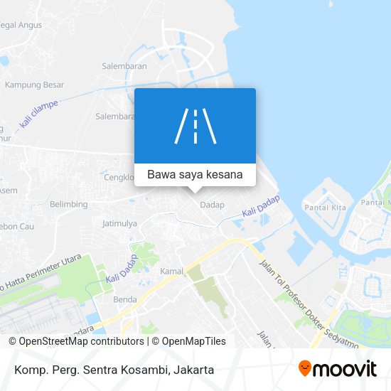Peta Komp. Perg. Sentra Kosambi