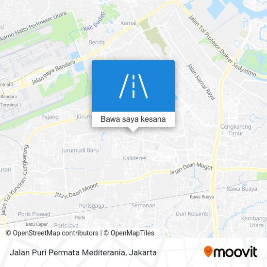 Peta Jalan Puri Permata Mediterania
