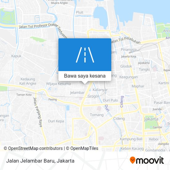 Peta Jalan Jelambar Baru