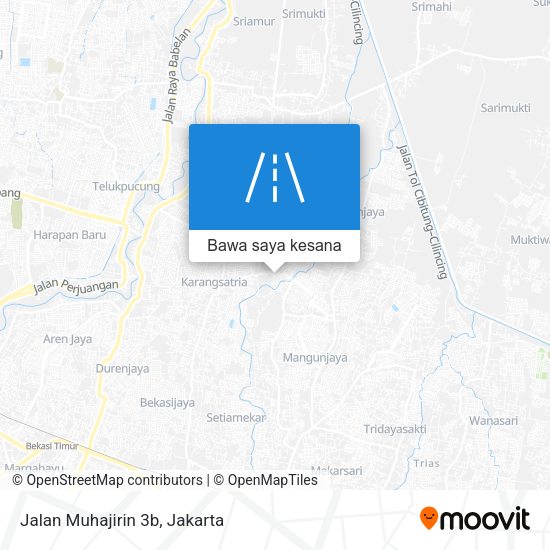 Peta Jalan Muhajirin 3b