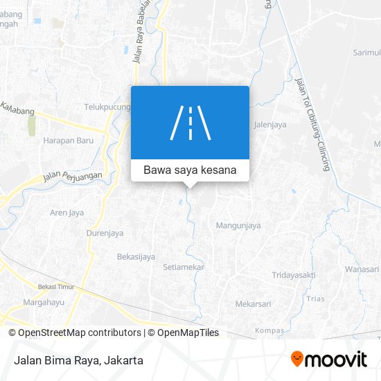 Peta Jalan Bima Raya