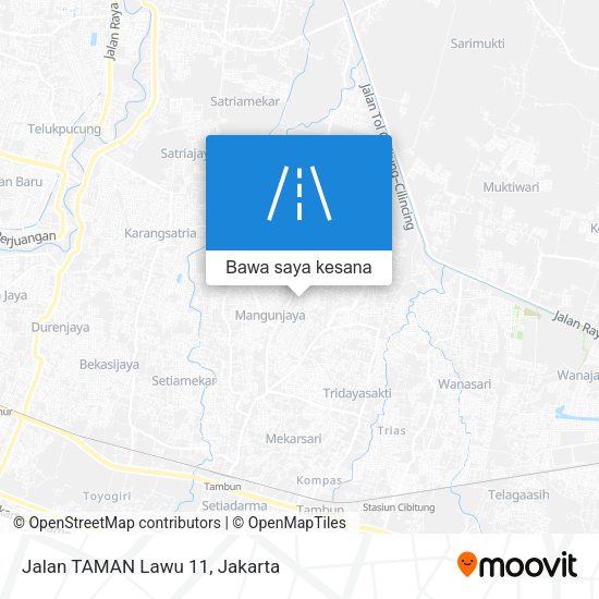 Peta Jalan TAMAN Lawu 11