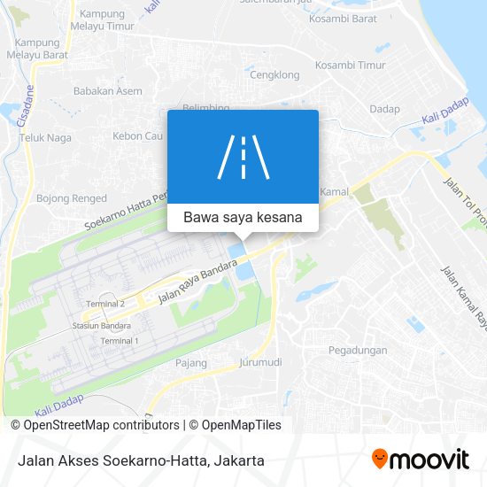 Peta Jalan Akses Soekarno-Hatta
