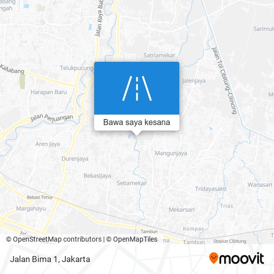 Peta Jalan Bima 1