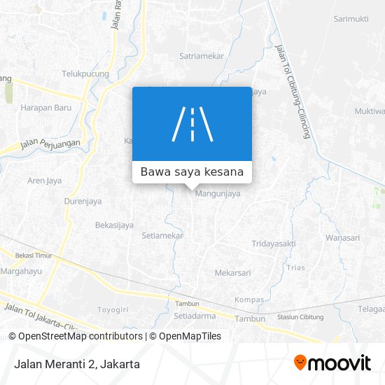 Peta Jalan Meranti 2