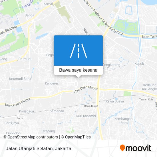 Peta Jalan Utanjati Selatan