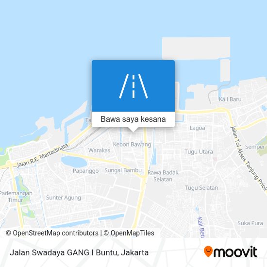 Peta Jalan Swadaya GANG I Buntu