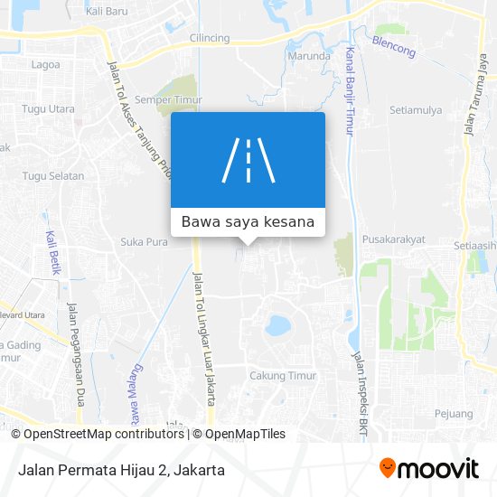 Peta Jalan Permata Hijau 2