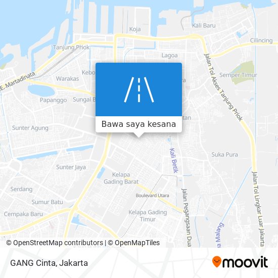 Peta GANG Cinta